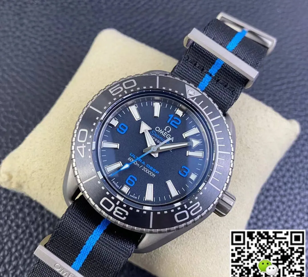 Omega Seamaster 215.92.46.21.01.001 VS Factory 1:1 Best Edition Replica Watch Black Bezel